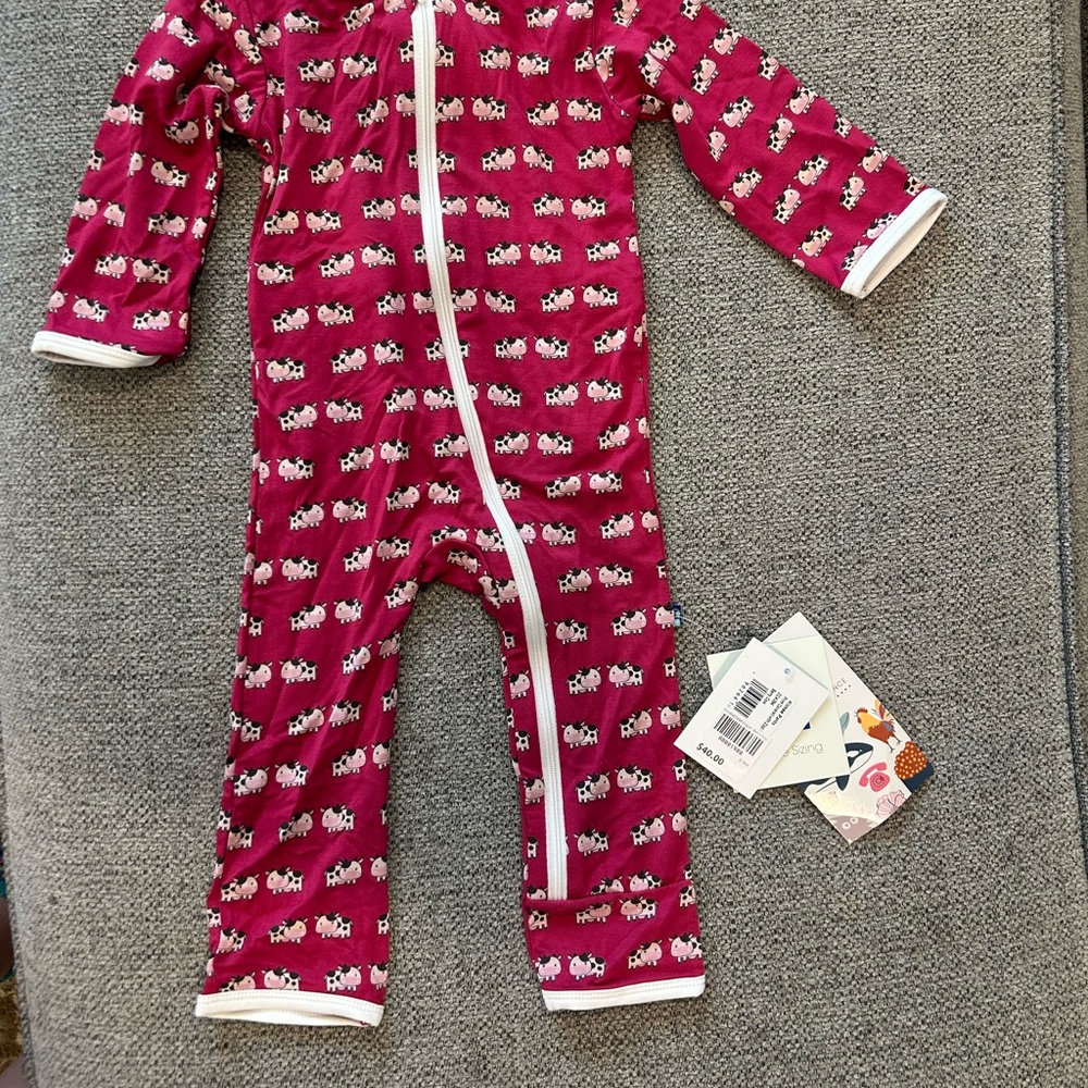 Kids One Piece Pajama - Red